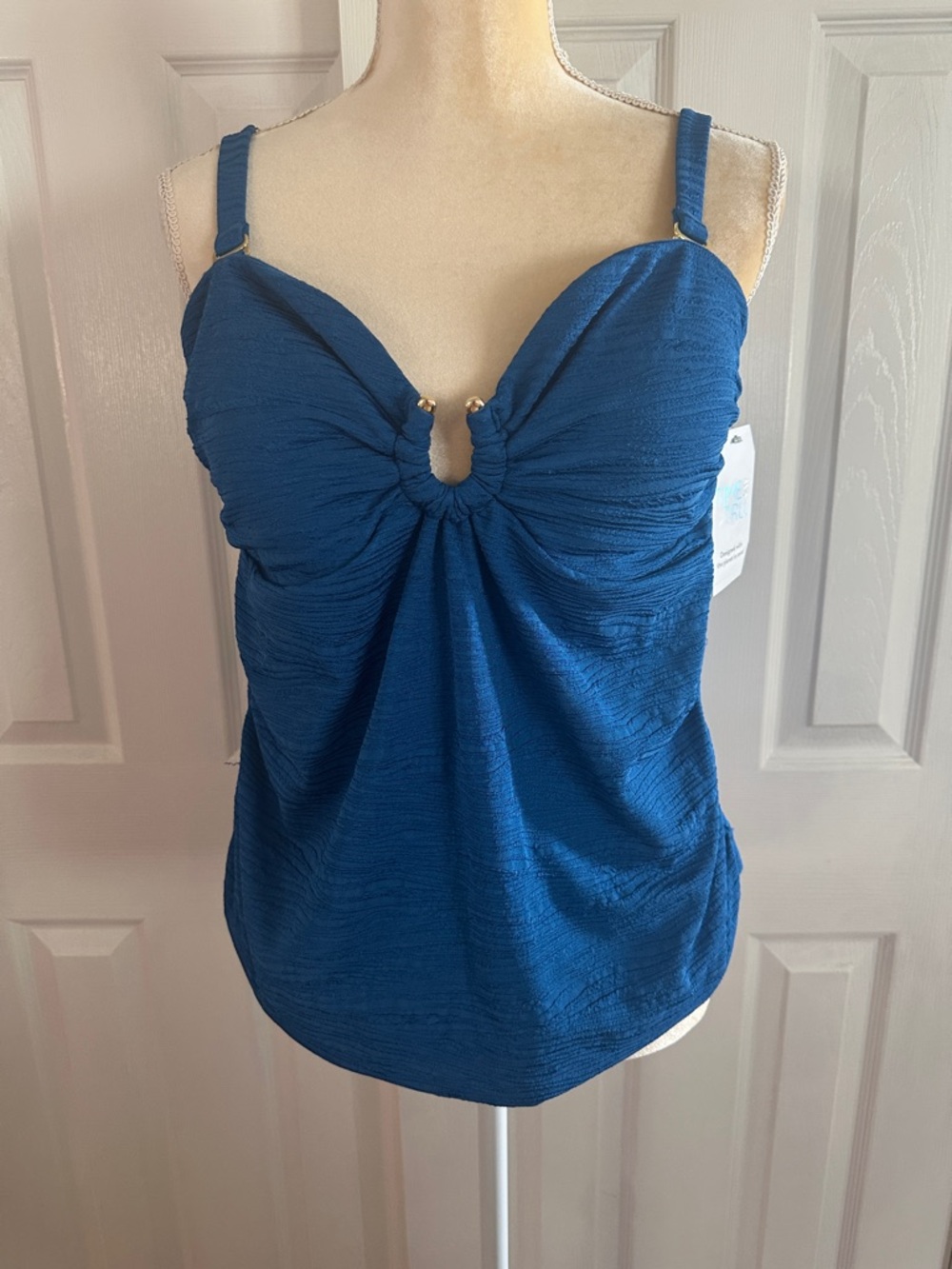 Women's and Ruched Tankini Swim Top Size XL